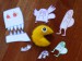 Žlutý PacMan s příslušenstvím :-) kreslil Martínek, 4 roky